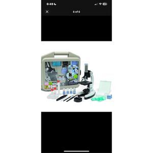 Discovery Mindblow  48 piece Microscope set with Durable metal frame work